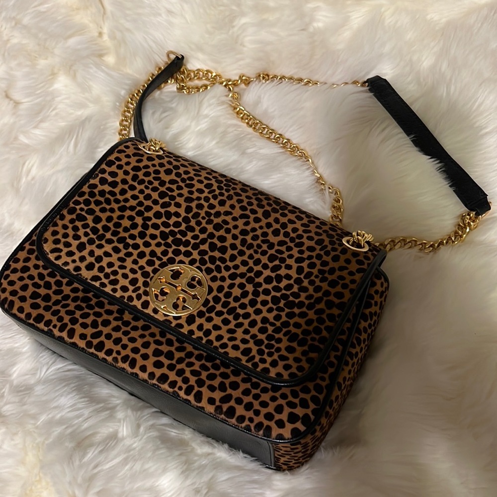 Tory Burch Leopard small shoulder bag